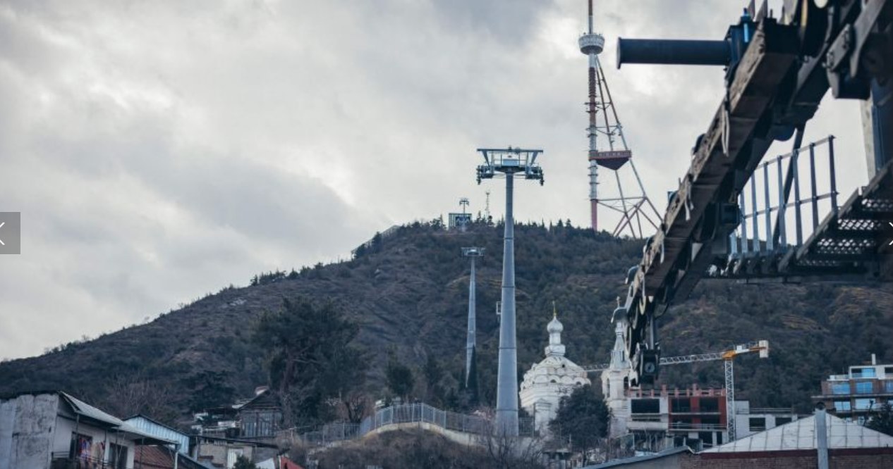 Trwa odbudowa kolejki linowej w Tbilisi /Urząd Miasta Tbilisi /materiał zewnętrzny