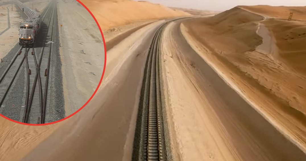 Trwa realizacja ogromnej inwestycji, która połączy kraje Półwyspu Arabskiego /Etihad Rail/zrzut ekranu /YouTube