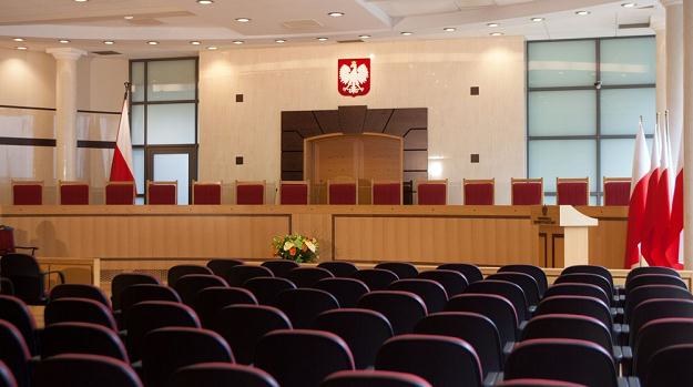 Trybunał Konstytucyjny, sala posiedzeń /fot. Andrzej Iwańczuk /Reporter