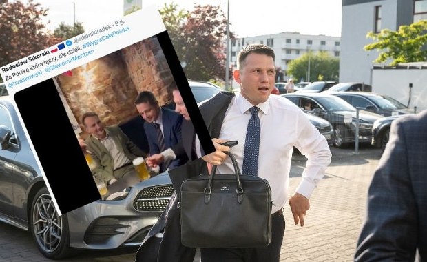 Trzaskowski i Mentzen na wspólnym piwie. Lider Konfederacji tłumaczy