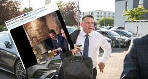 Trzaskowski i Mentzen na wspólnym piwie. Lider Konfederacji tłumaczy