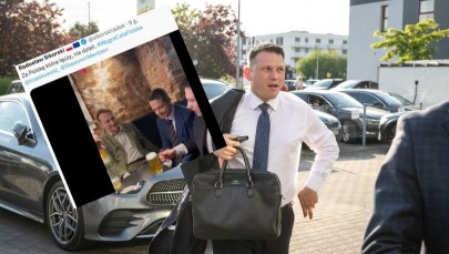 Trzaskowski i Mentzen na wspólnym piwie. Lider Konfederacji tłumaczy