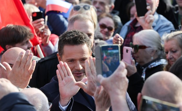 Trzaskowski przed Nawrockim w Łodzi