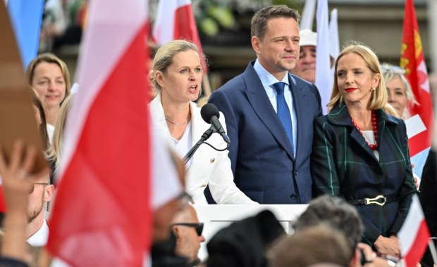 Trzaskowski w Gdańsku. Obok Nowacka, Senyszyn, Pomaska