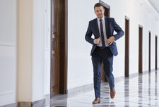 Trzaskowski z hasłem do posiedzenia. Kancelaria Sejmu tłumaczy się z wpadki