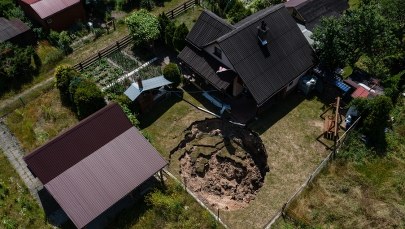 ​Trzebinia: Zapadlisko na ogródkach działkowych zostanie zasypane