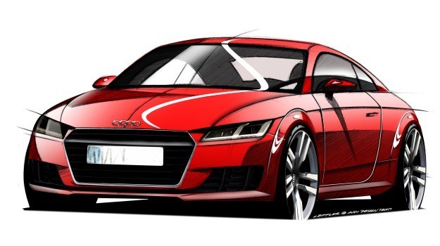 Trzecia generacja Audi TT - pierwszy szkic /Audi