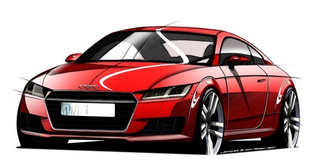 Trzecia generacja Audi TT - pierwszy szkic /Audi