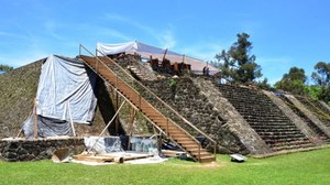 Trzęsienie ziemi ujawniło dwie azteckie świątynie