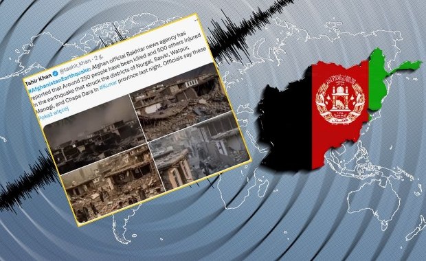 Trzęsienie ziemi w Afganistanie. Kilkaset osób zabitych 