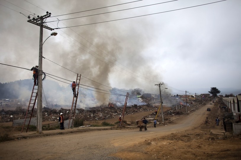 Trzęsienie ziemi w Chile w 2010 roku przyniosło wiele szkód dla infrastruktury w kraju /Jonathan Saruk /Getty Images