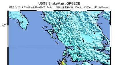 ​Trzęsienie ziemi w Grecji. Miało siłę 6,1 w skali Richtera
