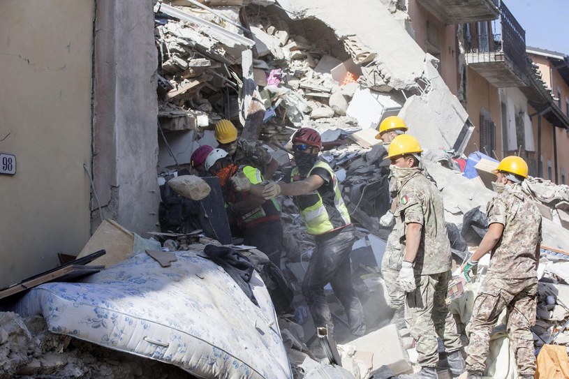 Trzęsienie ziemi we Włoszech /PAP/EPA