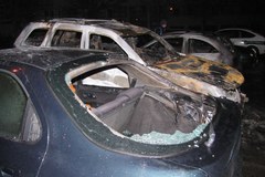 Trzy auta spłonęły w Krakowie. Możliwe podpalenie