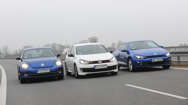 Trzy kompaktowe Volkswageny o różnych charakterach. /Motor