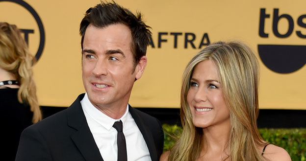 Trzy lata temu aktor Justin Theroux oświadczył się i został przyjęty. Para do tej pory nie wyznaczyła daty ślubu /Ethan Miller /Getty Images