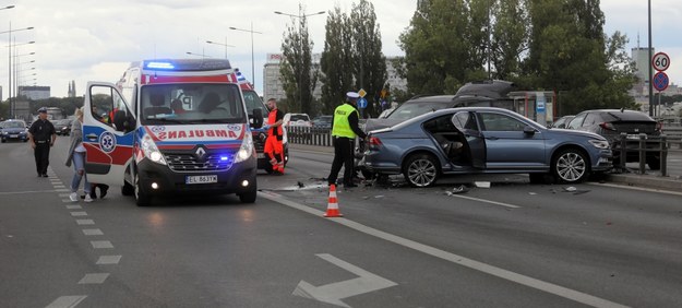 Trzy osoby trafiły do szpitala /Paweł Supernak /PAP