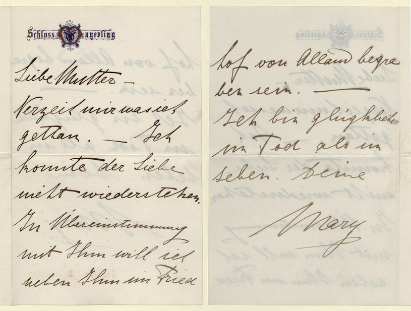 Trzy pożegnalne listy Marii odnaleziono w trakcie przeglądu archiwów prywatnego Schoellerbank /AFP
