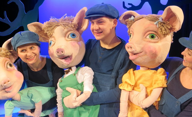 "Trzy świnki" na teatralnych deskach: Aktorzy Groteski zagrali specjalnie dla słuchaczy RMF FM!