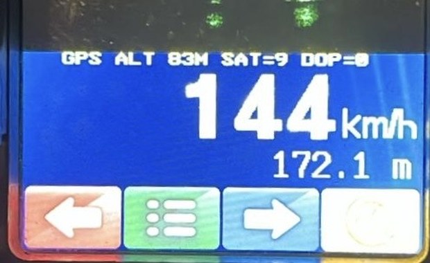 Trzykrotnie przekroczył prędkość. W aucie trwała diagnostyka