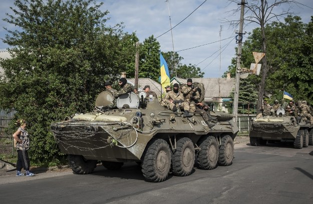 Trzynastu ukraińskich żołnierzy zginęło podczas walk w mieście Wołnowacha /ROMAN PILIPEY /PAP/EPA