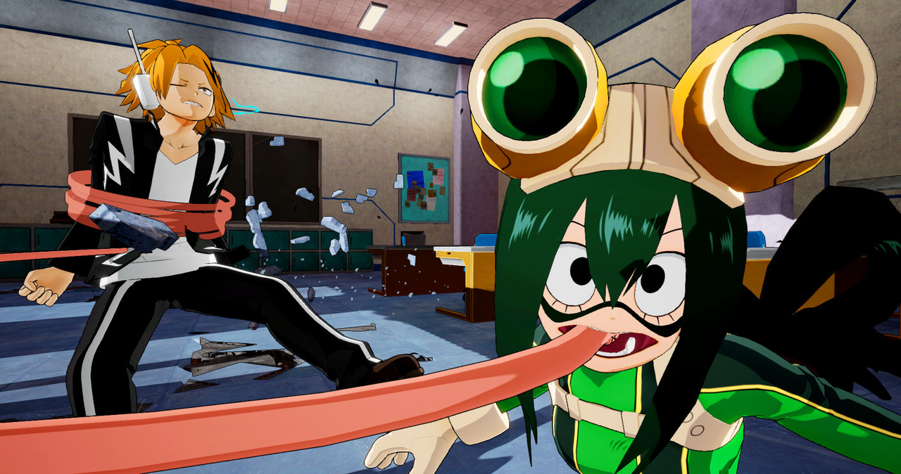 Tsuyu Asui w grze MY HERO ONE'S JUSTICE /materiały prasowe