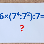 Tu nie potrzeba zdolności matematycznych. Wystarczy znajomość jednej reguły 