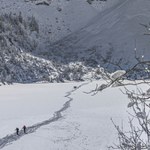 Tu pokrywa lodowa utrzymuje się nawet do maja. Wejście to ryzyko