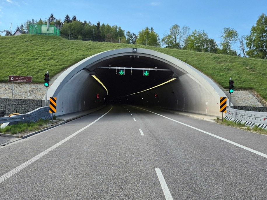 Tunel im. Marii i Lecha Kaczyńskich na zakopiance /@GDDKiA_Krakow (X) /