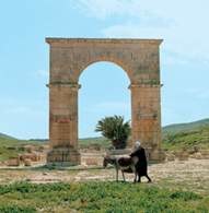 Tunezja, ruiny rzymskie, Pheradi Maius obok Hammamet /Encyklopedia Internautica