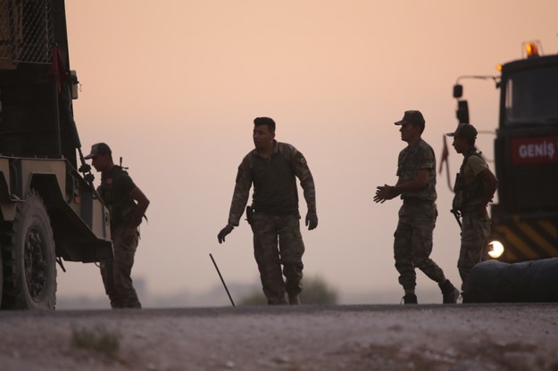 Tureccy żołnierze przygotowują się do ofensywy w Syrii / 	STR   /PAP/EPA