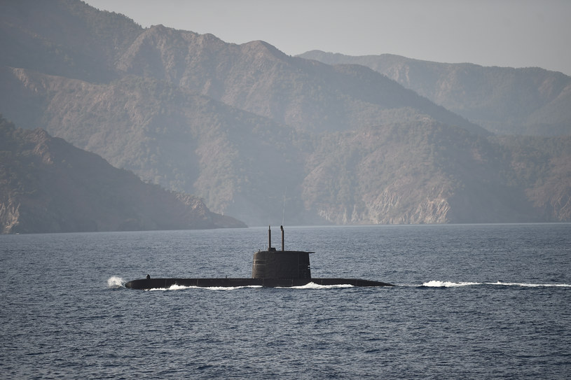 Turecki statek podwodny, zdjęcie ilustracyjne /OZAN KOSE /AFP