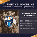 Turniej CS: GO online organizowany w ramach E-sportowej Ligi Firmowej
