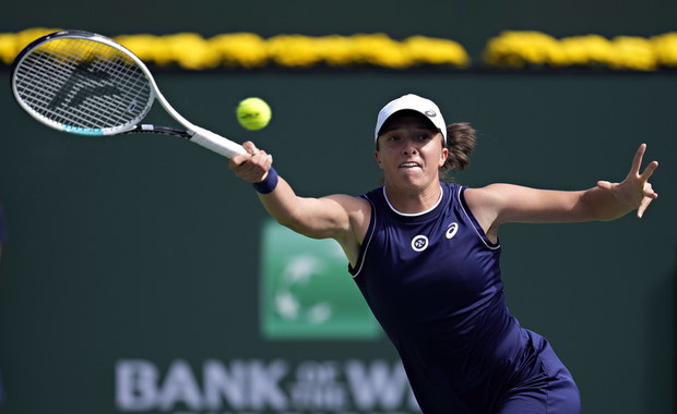 Turniej WTA w Indian Wells: Iga Świątek w 1/8 finału!