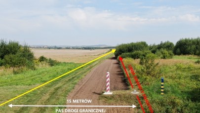 Turyści ukarani mandatem za wejście na pas graniczny