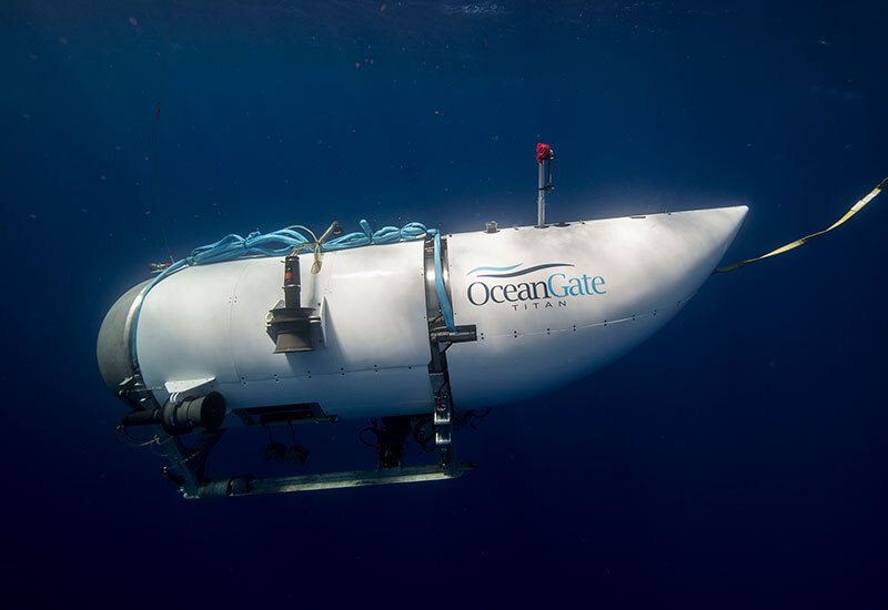 Turystyczna łódź podwodna należąca do OceanGate zaczyna opadać na dno oceanu /Ocean Gate / Handout/Anadolu Agency via Getty Images /Getty Images