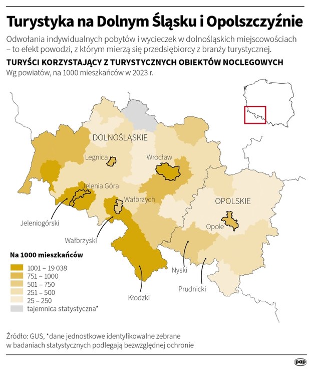 Turystyka na Dolnym Śląsku i Opolszczyźnie /Adam Ziemienowicz /PAP