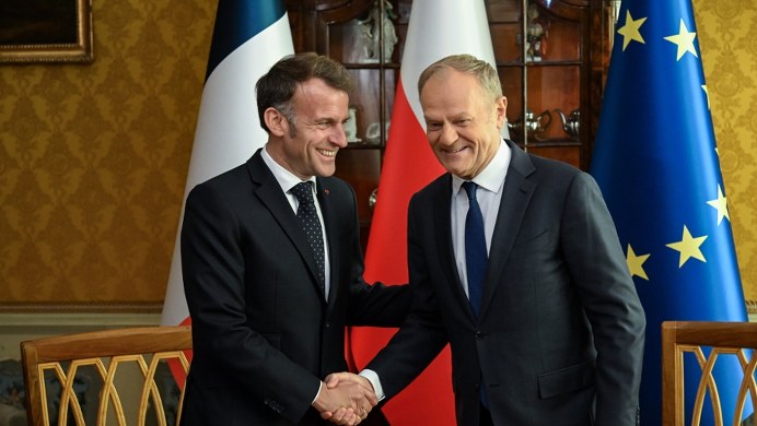 Tusk do Macrona: Zareagowaliście błyskawicznie, gdy byliśmy ofiarą prowokacji rosyjskiej 