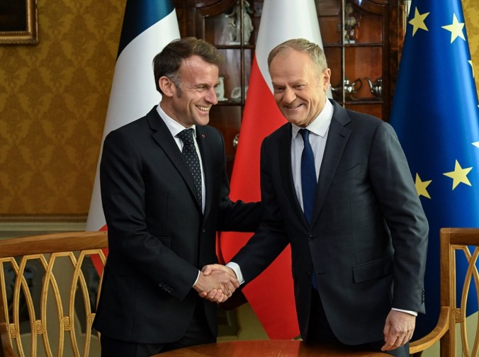 Tusk do Macrona: Zareagowaliście błyskawicznie, gdy byliśmy ofiarą prowokacji rosyjskiej 