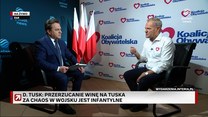 Tusk do Morawieckiego o rezygnacji generałów: Musi pan wytłumaczyć Polakom, co to są chwilowe dymisje 