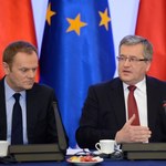 Tusk i Komorowski jednym głosem ws. euro: Podstawa to „gotowość”