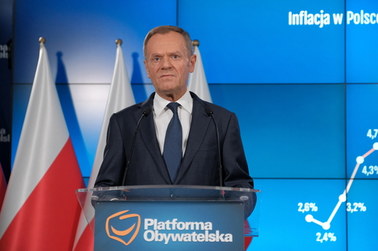 Tusk o inflacji: Wróciliśmy do poziomu sprzed członkostwa w UE