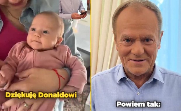 Tusk ogłasza: Mam kolejną wnuczkę