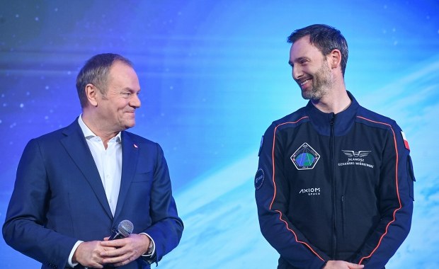 Tusk spotkał się z astronautami. "Polskie ambicje sięgają Kosmosu"