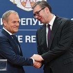 Tusk spotkał się z prezydentem Serbii. "Bardzo dziękuję za ten gest"