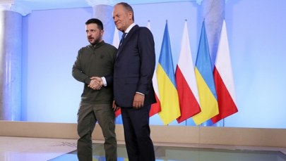 Tusk spotkał się z Zełenskim we Lwowie