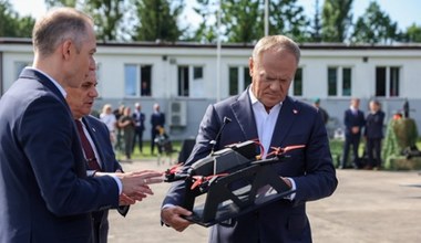 Tusk sprawdzał polskie drony. Ten sprzęt ma wzmocnić armię