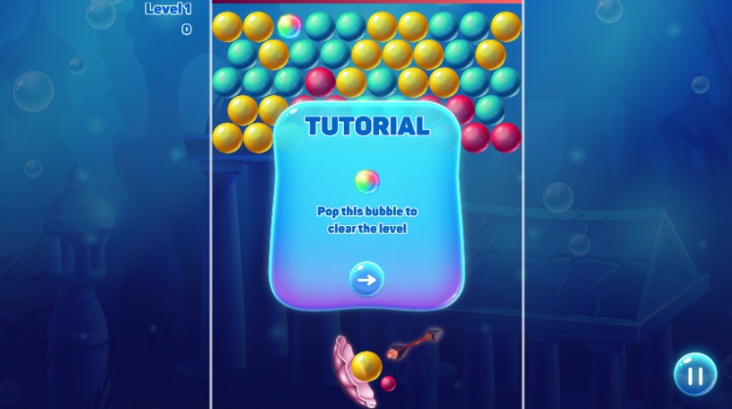 Tutorial gry kulki Ocean Bubble Shooter /Click.pl