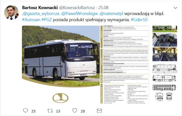 Tweet opublikowany przez wiceszefa MON Bartosza Kownackiego /Twitter /Zrzut ekranu