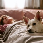 Twój pies też się tak zachowuje, gdy się budzisz? Zwróć na to uwagę